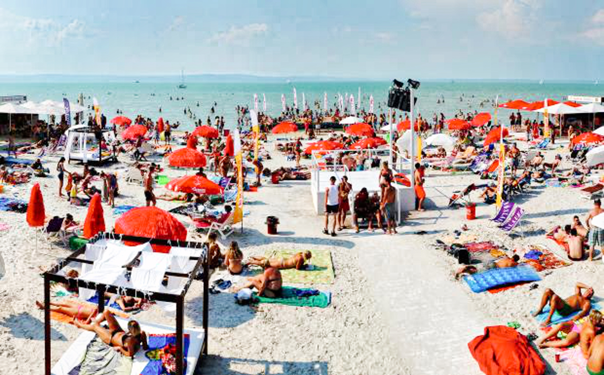 Strand in Siofók