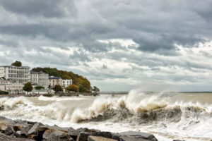 Sturmflut an der Ostsee