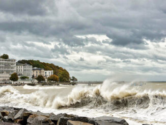 Sturmflut an der Ostsee