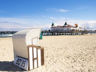 Ahlbeck auf Usedom an der Ostsee