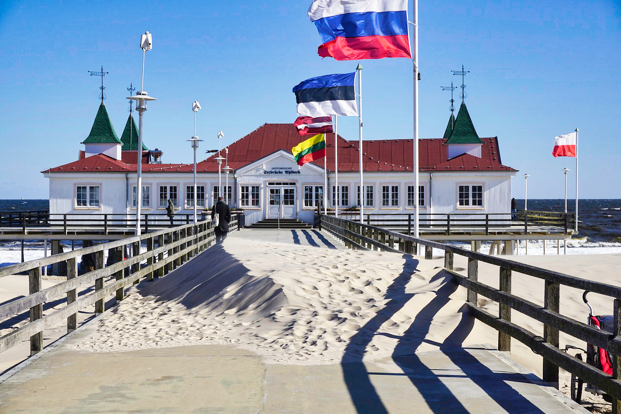 Seebrücke in Ahlbeck auf Usedom