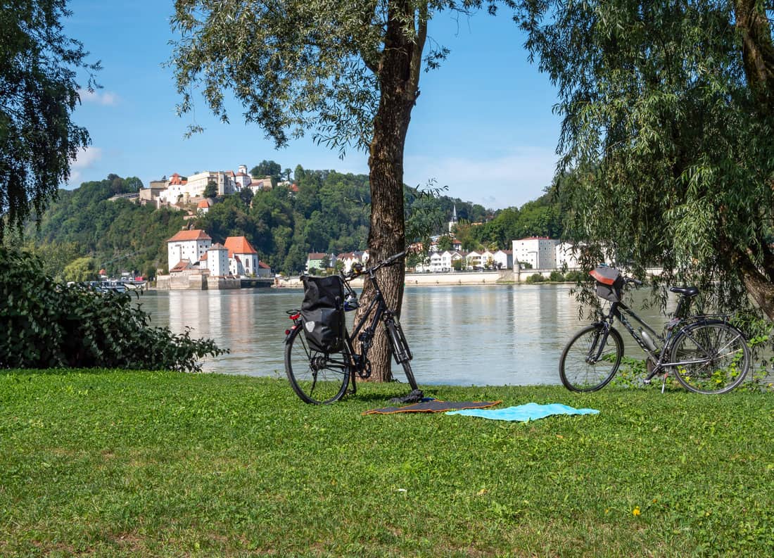Donauradweg bei Passau 