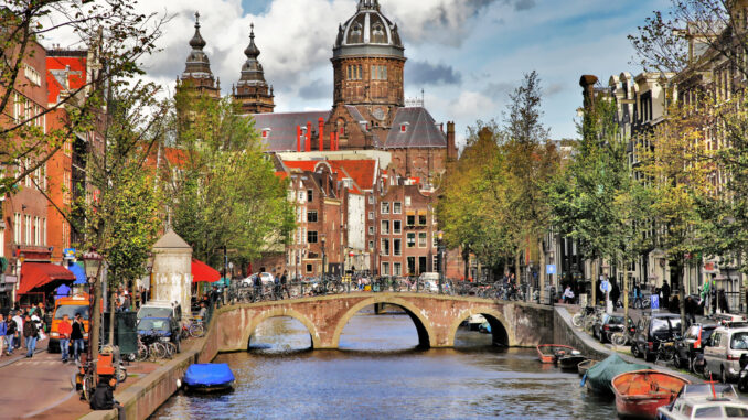 Kanal in Amsterdam