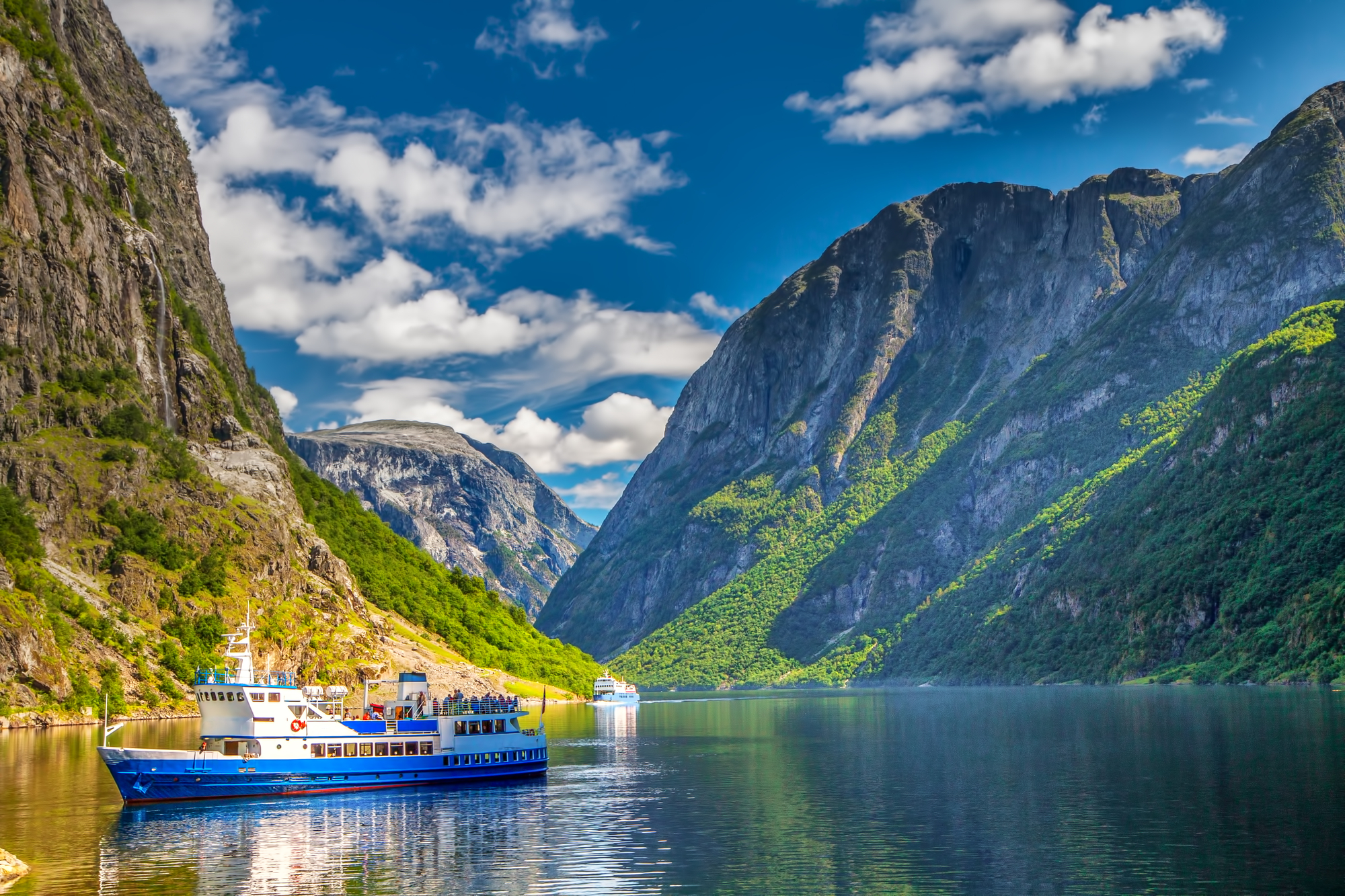 Gudvangen Fjord in Norwegen 