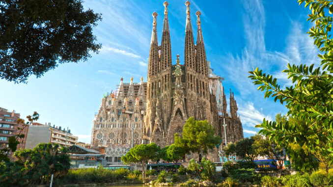 La Sagrada Familia in Barcelona