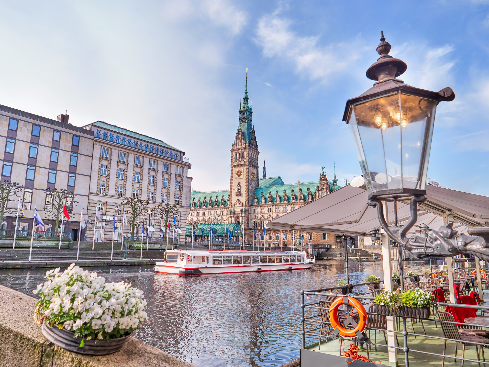 Rathaus in der Hamburger City