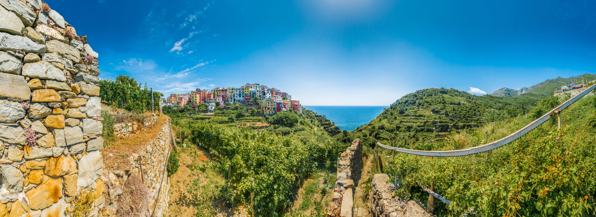 Wanderwege nach Corniglia in Cinque terre