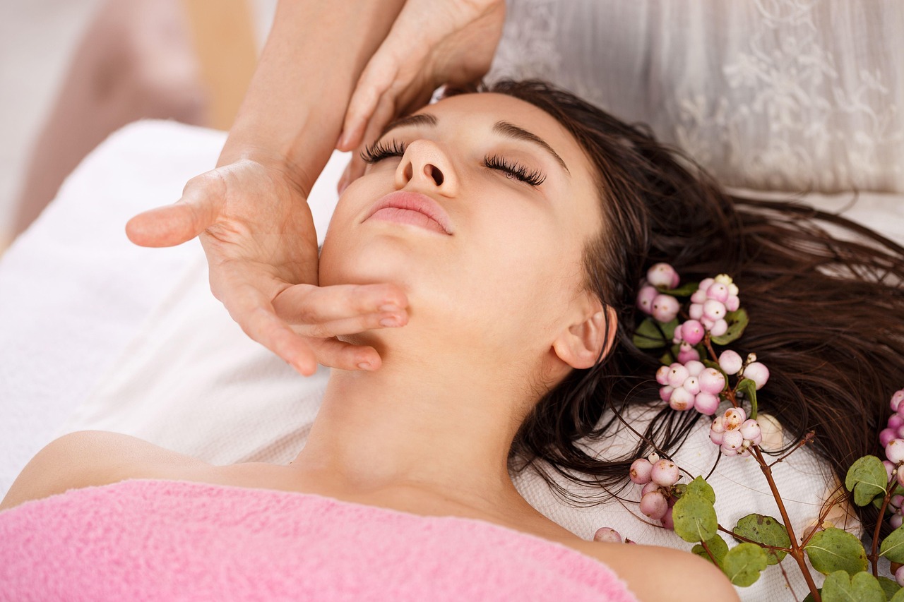 Gesichtsmassage