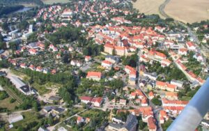 Dippoldiswalde: Leben wo andere Urlaub machen Luftbild von Dippoldiswalde